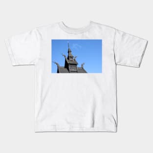 Borgund Stave Church Kids T-Shirt